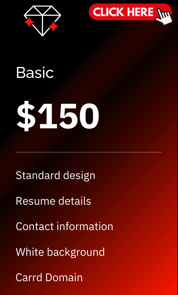 Basic Resume Website A simple, professional, and mobile-friendly single-page resume website designed to give job seekers an easy online presence.